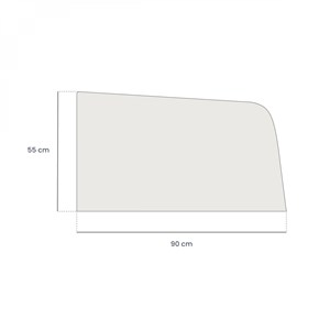 2 pare-soleil vitre voiture - 90x55