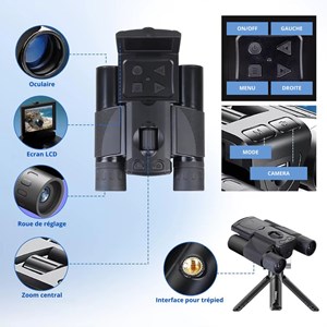 Jumelles pour photos et vidéos