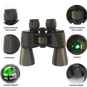 Jumelles style camouflage