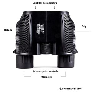 Jumelles compactes 10x25