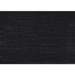 Table basse carrée bois noir - manoir