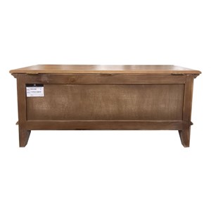 Meuble d'entrée module bas bois gris -