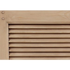 Table de chevet 1 tiroir bois marron -