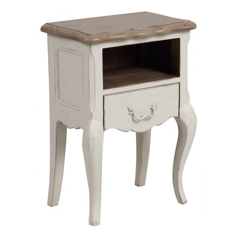 Table de chevet ouvert 1 tiroir bois