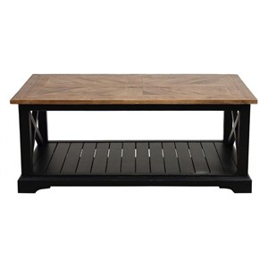 Table basse mdf marron - vénitiennes