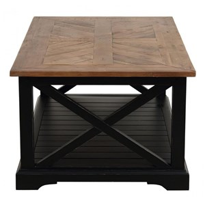 Table basse mdf marron - vénitiennes