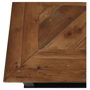 Table basse mdf marron - vénitiennes