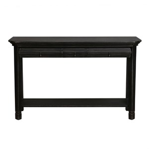 Console 3 tiroirs mdf noir - bruges
