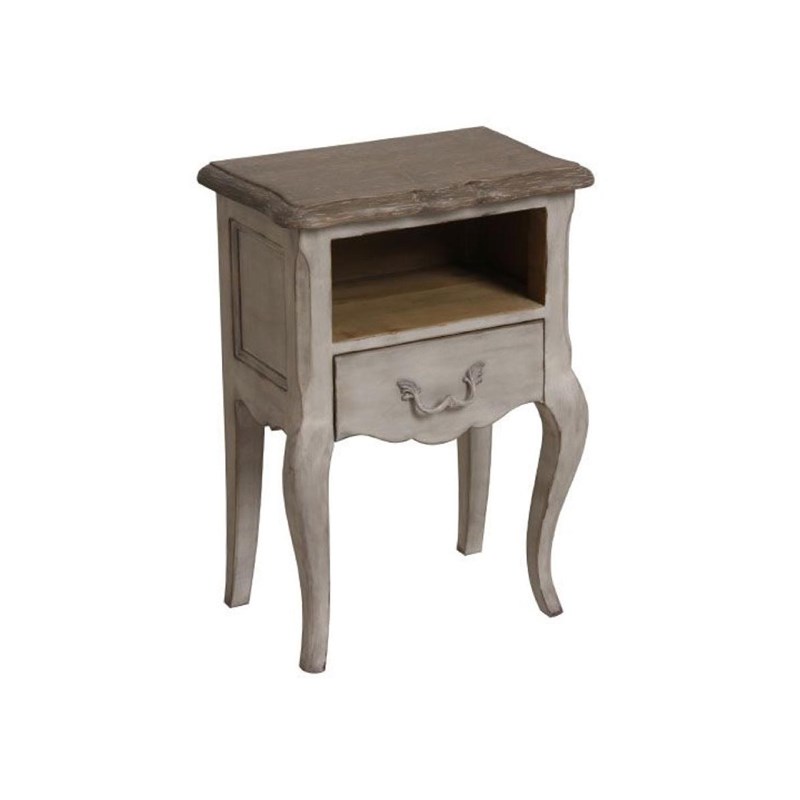 Table de chevet ouvert 1 tiroir bois