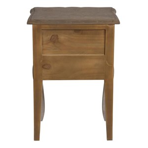 Table de chevet ouvert 1 tiroir bois