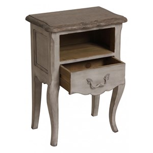 Table de chevet ouvert 1 tiroir bois
