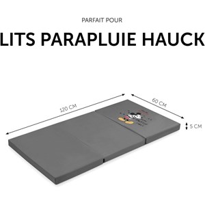 Matelas lit parapluie sleeper 120x60 cm