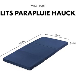 Matelas lit parapluie sleeper 120x60 cm