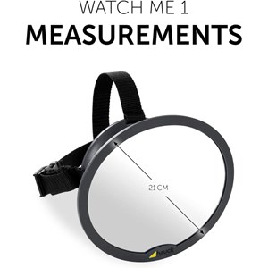 Miroir appui tete - universel noir