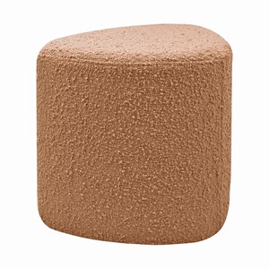 Pouf eve en bouclette caramel