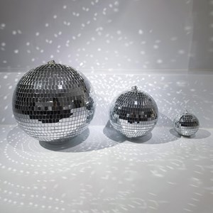 Boule à facettes disco décorative d30cm