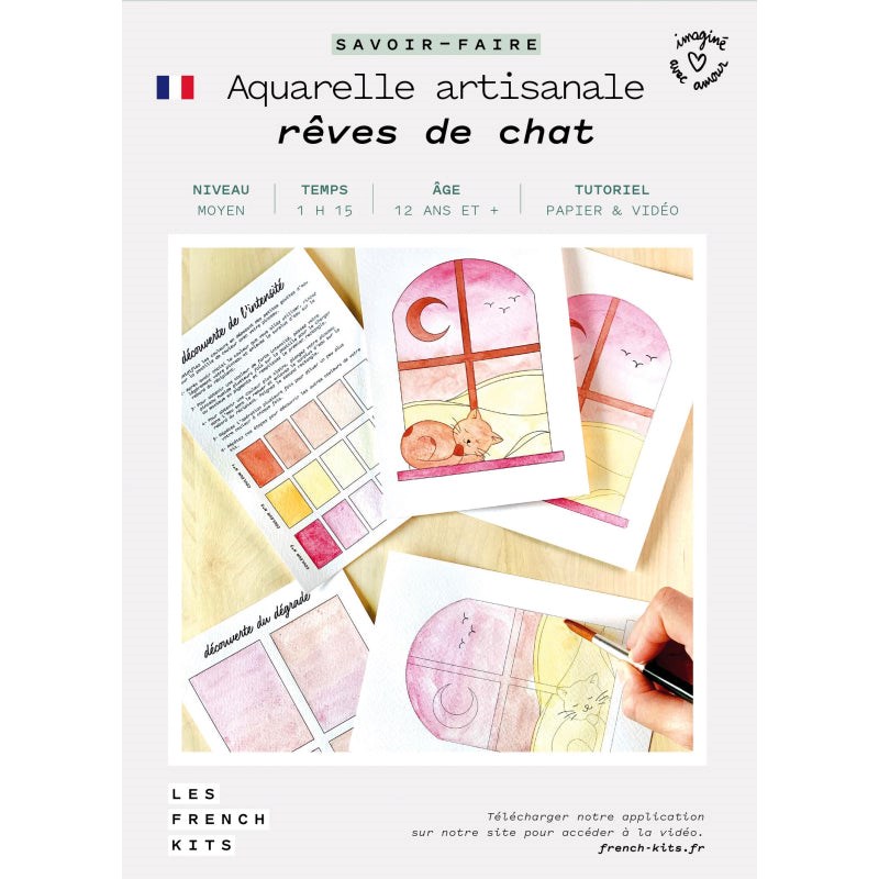 Kit aquarelle artisanale rêves