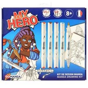 Kit dessin manga my hero go mang