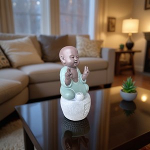 Statue bouddha porte encens dana