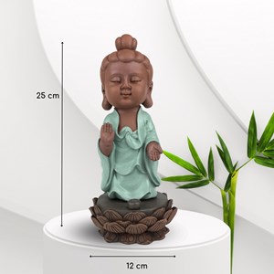 Statue bouddha porte encens dipamkara