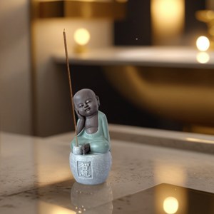 Statue porte-encens intelligence