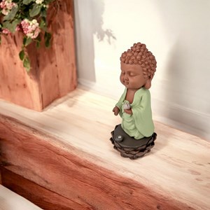 Statue bouddha porte encens kasyapa