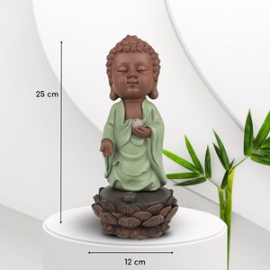 Statue bouddha porte encens kasyapa