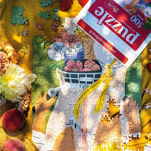 Puzzle 500p a bicyclette