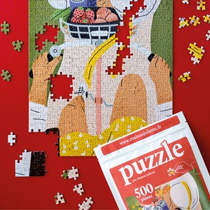 Puzzle 500p a bicyclette