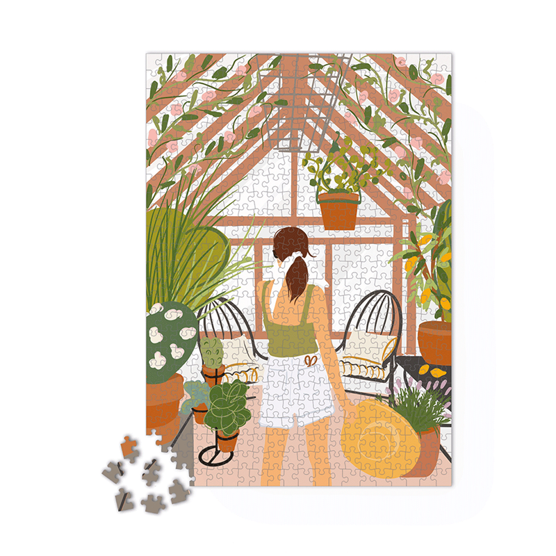 Puzzle 1000p un dimanche à la campagne