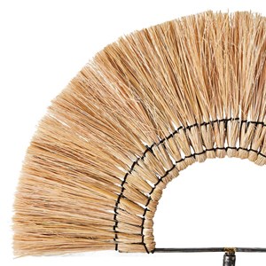 Objet déco - demi-cercle en paille
