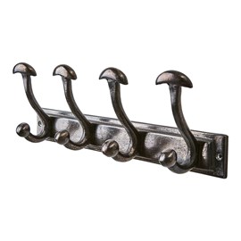 Patère - 4 crochets en aluminium