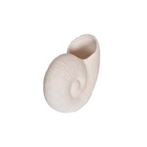 Vase coquillage en céramique texture