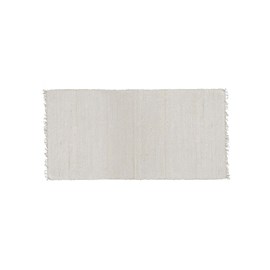 Tapis écru fait main 70 x 140 cm -