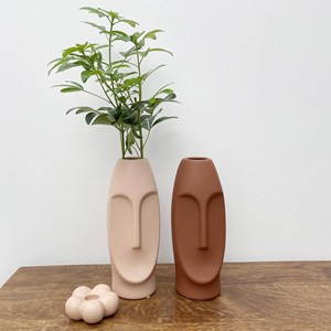 Bougeoir en céramique forme de fleur