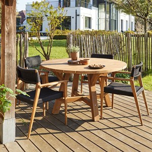 Salon de jardin en teck 4 personnes