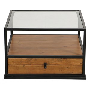 Table basse bois marron - manufacture