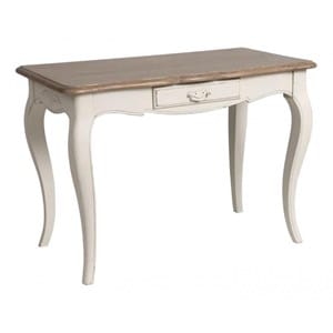 Bureau 1 tiroir - bois - blanc -