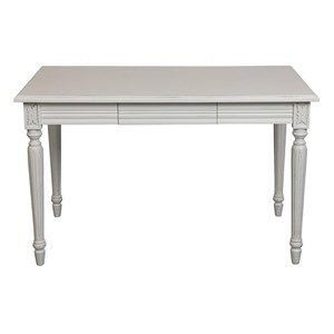 Bureau 1 tiroir bois blanc - gustavien