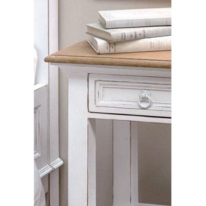 Table de chevet ouvert 1 tiroir bois