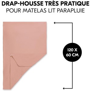 Housse de matelas lit de voyage liège