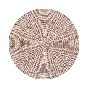 Set de table rond en vinyle beija flor