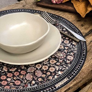 Set de table rond beija flor spring