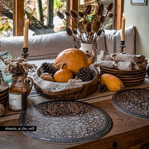 Set de table rond beija flor spring