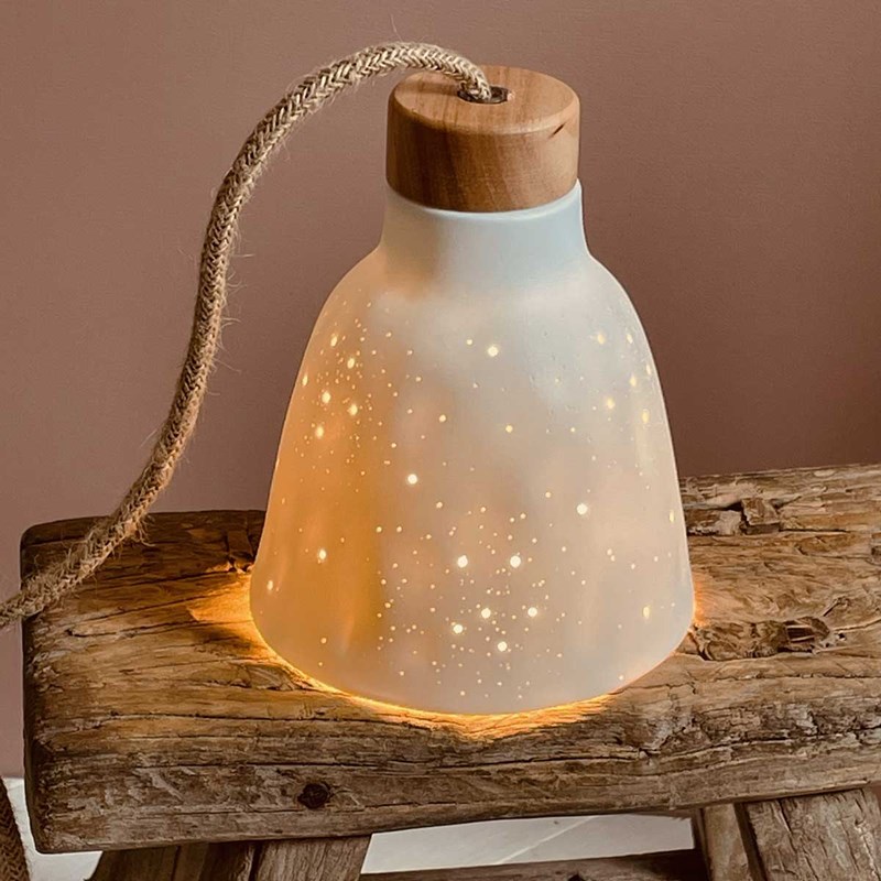 Suspension baladeuse porcelaine