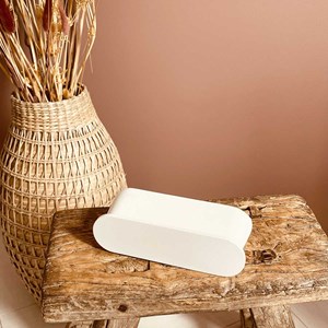 Patère en bois mdf blanc pour baladeuse