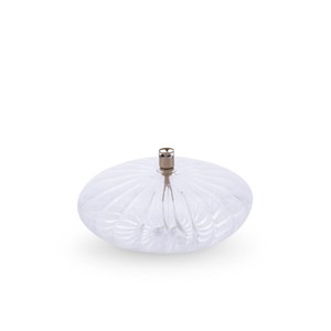 Lampe à huile galet strié - taille l-