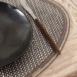 Set de table oval beija flor tribal