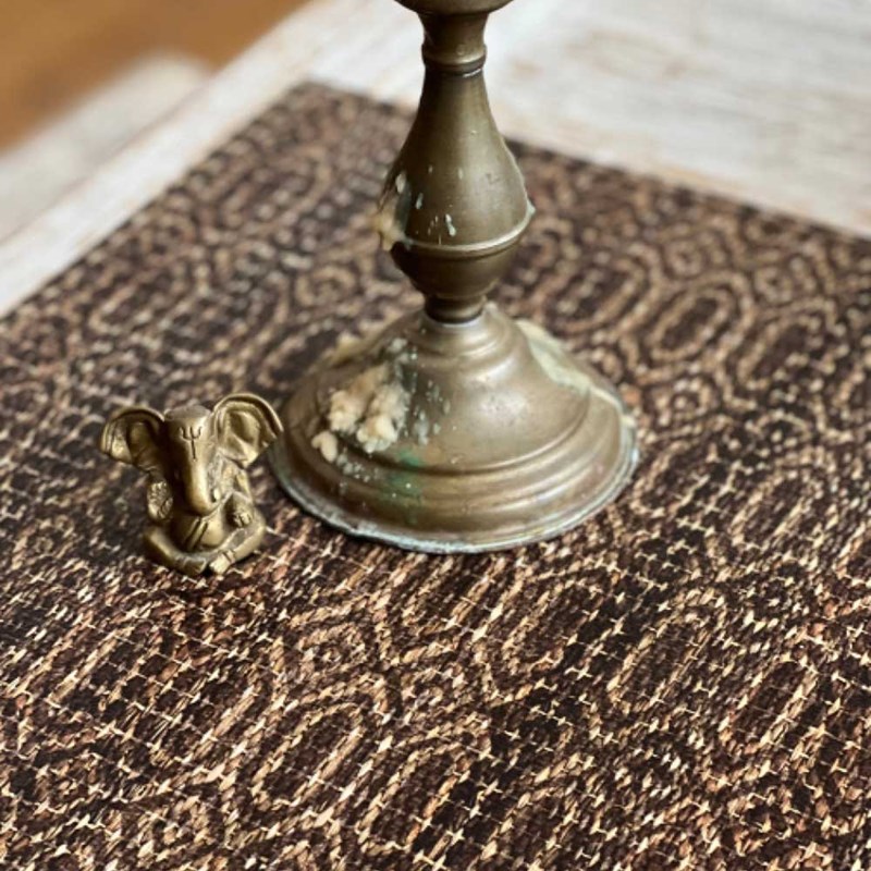 Set de table en vinyle souple beija flor ada coloris marron