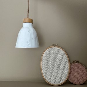 Suspension baladeuse rosinette émail